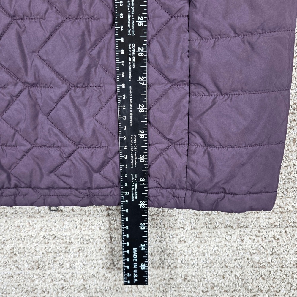 The North Face Tamburello Parka Medium Purple Quilted Insulated Hooded Jacket - Picture 10 of 10